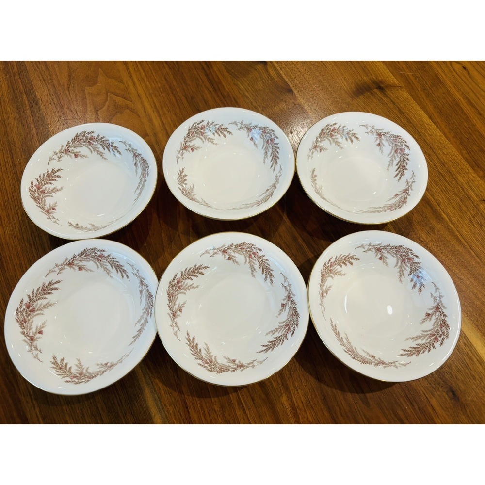 Gorgeous Set Of 6 Minton Bedford Cereal Bowls